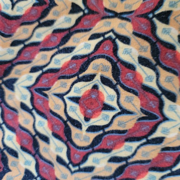 Tall and Curvy LuLaRoe Rust Gold Southwest Geometric Buttery Soft Leggings TC - Picture 16 of 16